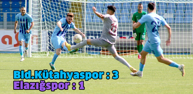 Belediye Kütahyaspor, Elazığspor’u rahat geçti: 3-1