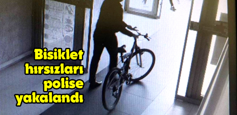 Kütahya’da iki bisiklet hırsızı polise yakalandı