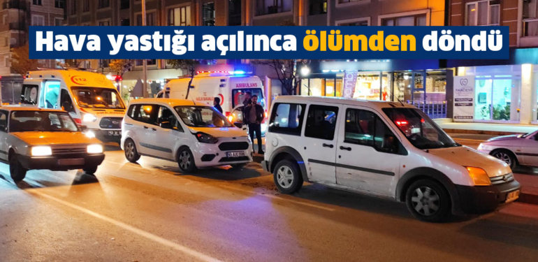 Kütahya’daki trafik kazasında 1 kişi yaralandı