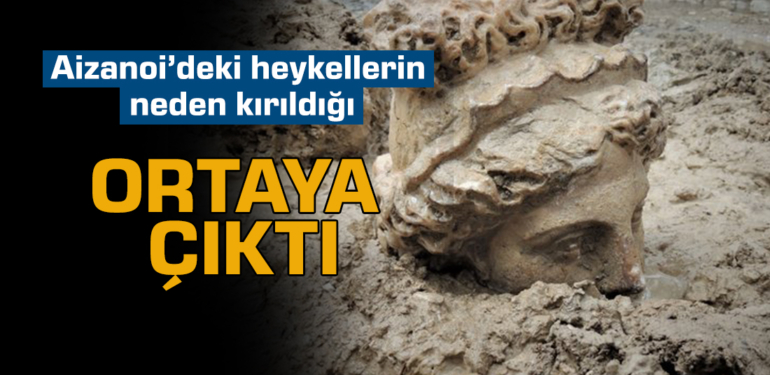 Aizanoi halkının 1700 yıllık pagan heykelleri Koca Çay’da bulundu