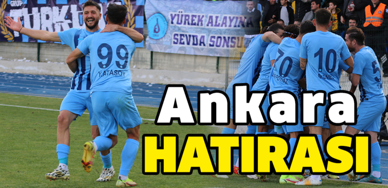 Belediye Kütahyaspor Ankara deplasmanından 3 puanla dönüyor