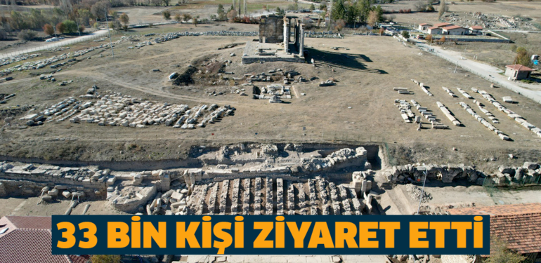 Kütahya’daki Aizanoi Antik Kenti, 33 bin 775 ziyaretçi ağırladı