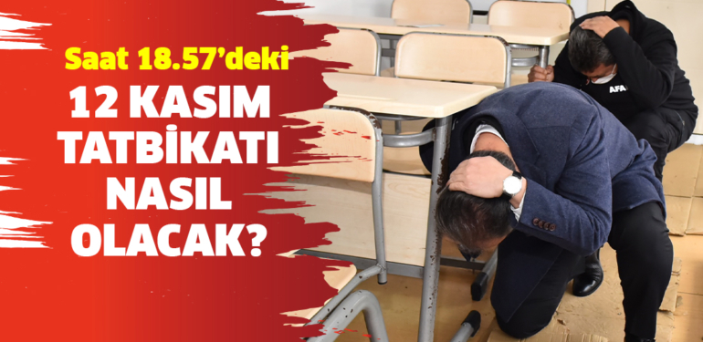 Tüm telefonlara mesaj gelecek! 12 Kasım’daki tatbikat nasıl olacak?