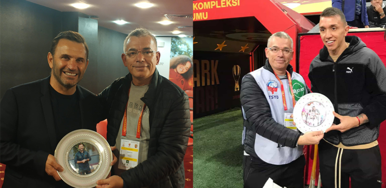 Galatasaray kalecisi Muslera Kütahya Çinisi’ne hayran kaldı