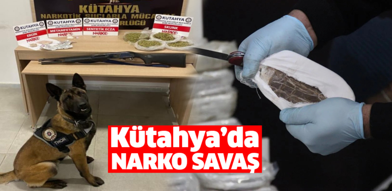 Kütahya’da polis tarafından 111 operasyon yapıldı