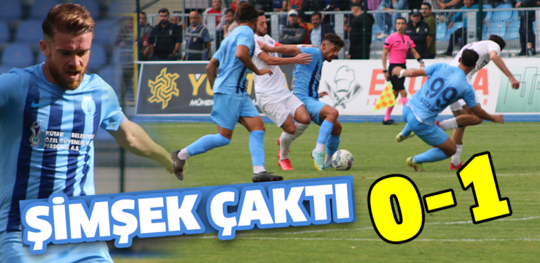 Belediye Kütahyaspor deplasmanda 1954 Kelkit’i 1-0 yendi