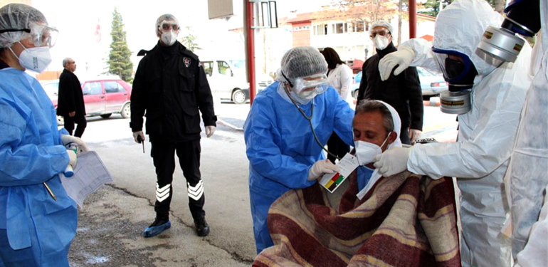 Kütahya’da hastanede yapılan KBRN tatbikatı gerçeği aratmadı