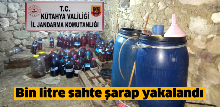 Jandarma, Kütahya’da yılbaşı öncesi sahte içki operasyonu yaptı