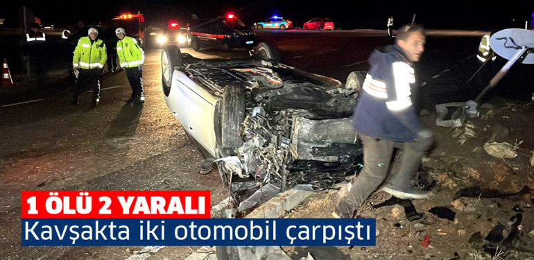 Kütahya’da trafik kazası: 1 ölü 2 yaralı