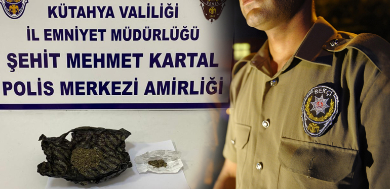 Bekçilerin durdurduğu şüphelide uyuşturucu ele geçirildi