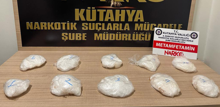 Kütahya’da Narkotik Polisi’nden bir darbe daha