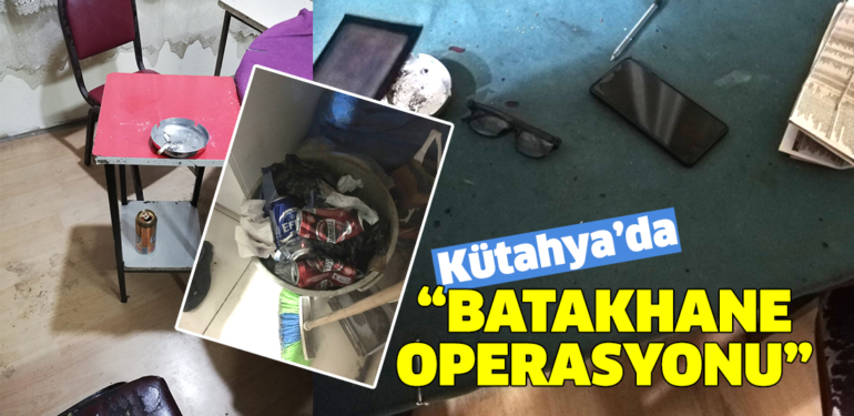 Kütahya’da “kumarhane” operasyonu: 3 gözaltı