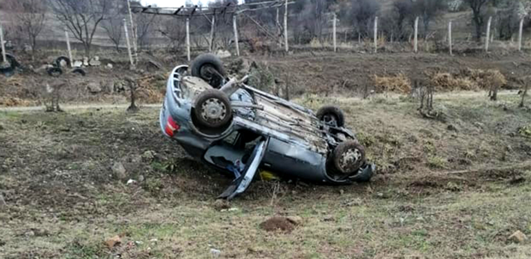 Kütahya’da trafik kazası, 1 yaralı