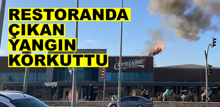 Kütahya’da restoranda çıkan yangın korkuttu