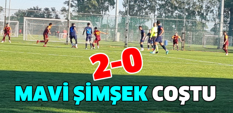 Mavi Şimşek, ikinci hazırlık maçını da kazandı
