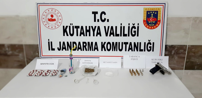 Kütahya’da jandarmadan uyuşturucu operasyonu