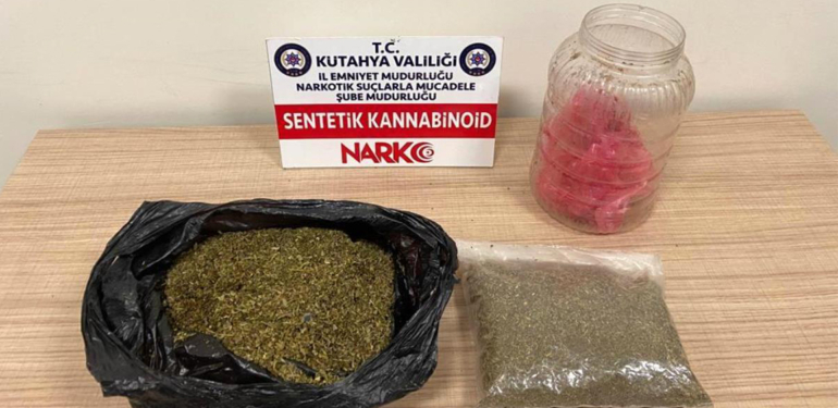 Kütahya’da 2 kilo 224 gram bonzai ele geçirildi