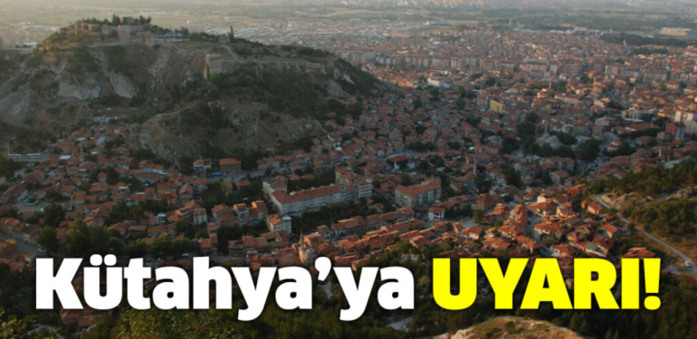 Kütahya’ya kuvvetli fırtına uyarısı!