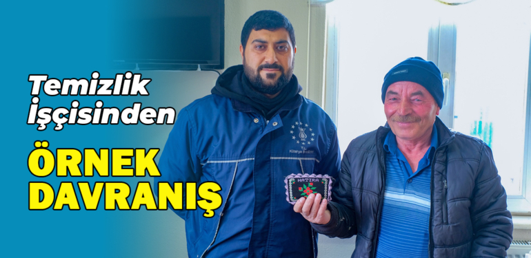 Kütahya’da temizlik işçisinin bulduğu cüzdan sahibine ulaştırıldı