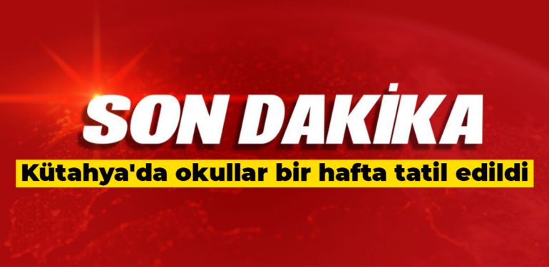 Depremden dolayı okullara tatil kararı