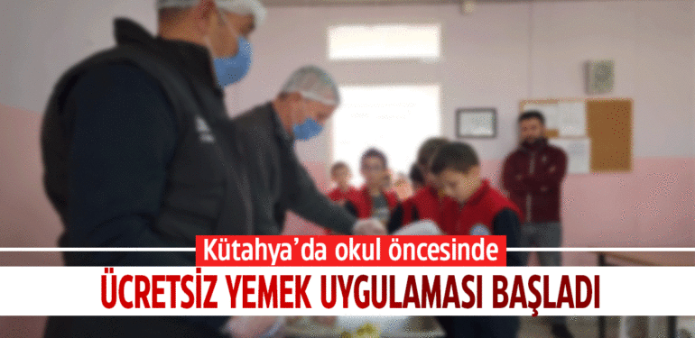 Anasınıfları için ücretsiz yemek uygulaması başladı