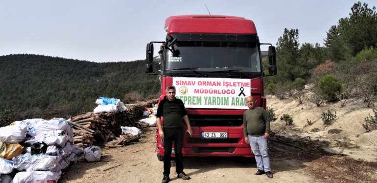 Kütahya’dan deprem bölgelerine yakacak yardımı