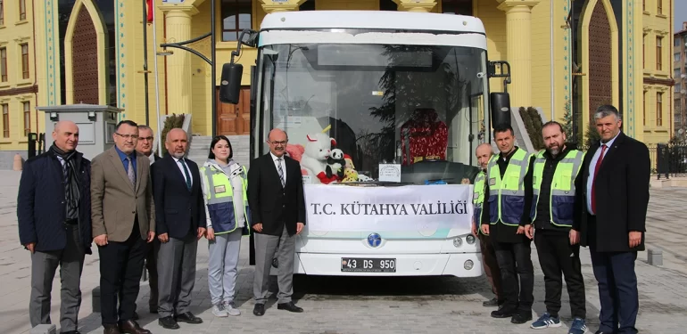 Gezici kütüphane Kütahya’dan Hatay’a yola çıktı