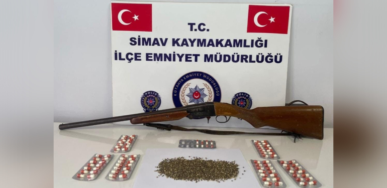 Simav’da uyuşturucu operasyonu