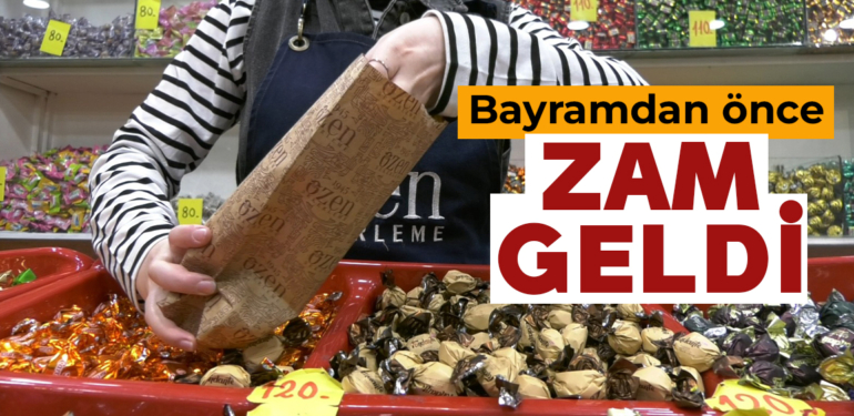 Kütahya’da vatandaşlardan bayram şekerine yoğun ilgi