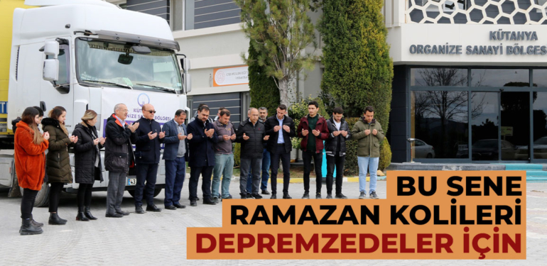 Ramazan erzak kolileri yola çıktı