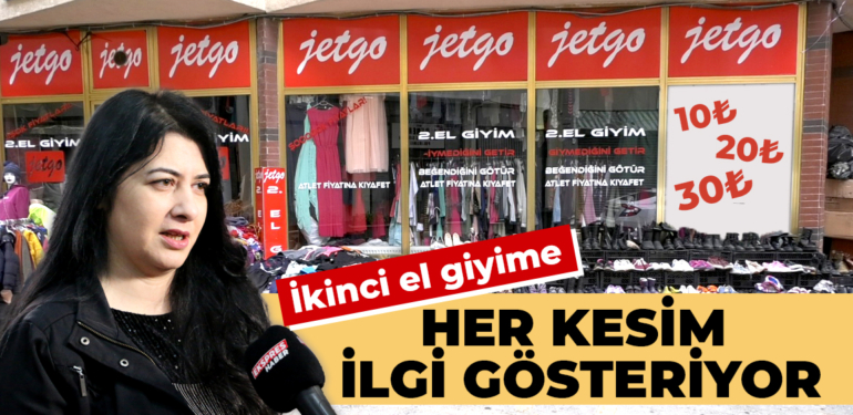 Kütahya’da ikinci el giyimin tek adresi