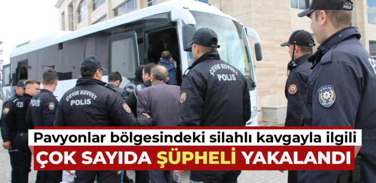 Kütahya’da pavyonlar bölgesindeki silahlı kavganın 9 şüphelisi yakalandı