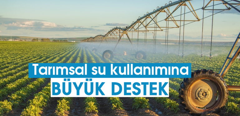 Kütahya’da tarımsal su kullanımına yüzde 50 destek