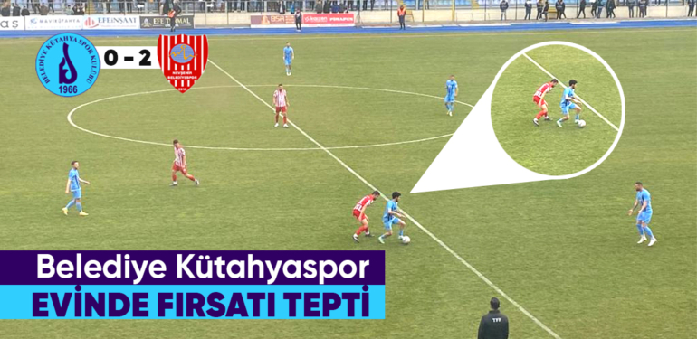Belediye Kütahyaspor evinde fırsatı tepti