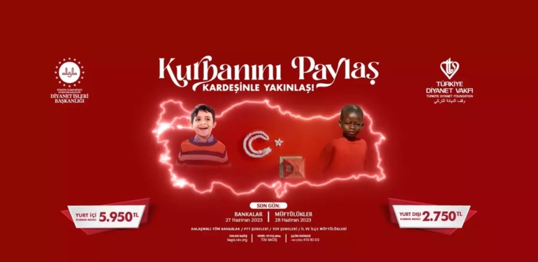 2023 yılı vekaletle kurban bedelleri açıklandı