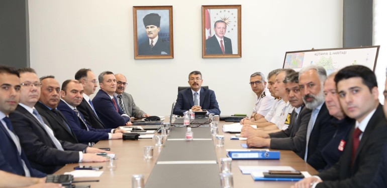 Kütahya’da İl Güvenlik ve Asayiş değerlendirildi