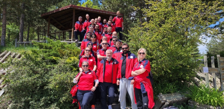 Kütahya’da 19 Mayıs ruhuyla 19 kilometre yürüdüler