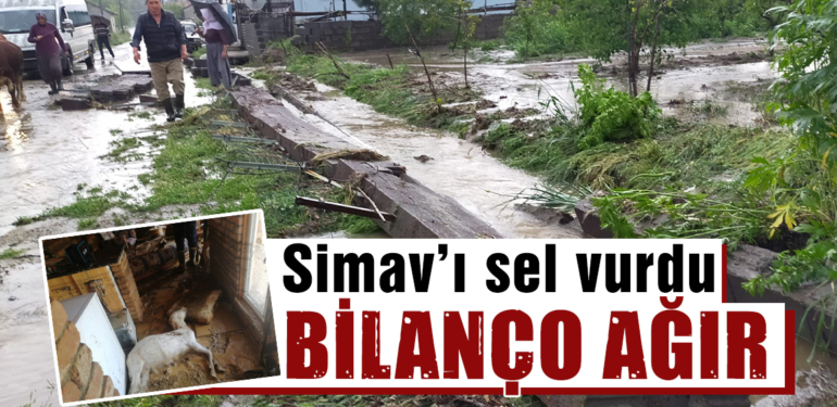 Simav’da sel felaketi, bilanço ağır