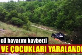 Kütahya'da otomobil şarampole devrildi: 1 ölü, 5 yaralı