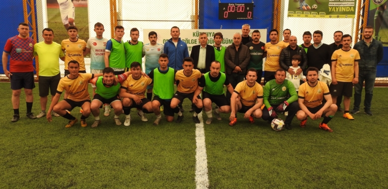 Kütahya’da orman personeli halı saha turnuvasında buluştu