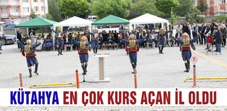 Kütahya en çok kurs açan il oldu