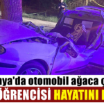 Kütahya'da trafik kazası 2 ölü, 1 yaralı