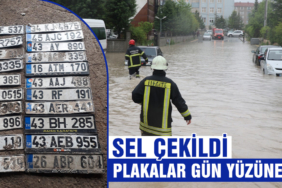 kütahya da sel çekildi plakalar gün yüzüne çıktı