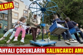 Kütahyalı çocukların Selim amcası 30 yıldır seyyar salıncağıyla eğlendiriyor
