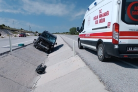 Kütahya'da trafik kazası, 2 kişi yaralandı