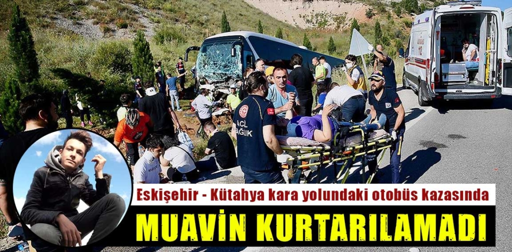 Eskişehir - Kütahya kara yolundaki yolcu otobüsü kazasında bir kişi öldü