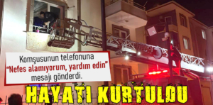 Kütahya'da doğal gazdan etkilenen kadını ekipler kurtardı