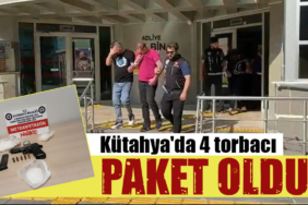 Kütahya'da, uyuşturucu operasyonunda 4 torbacı tutuklandı