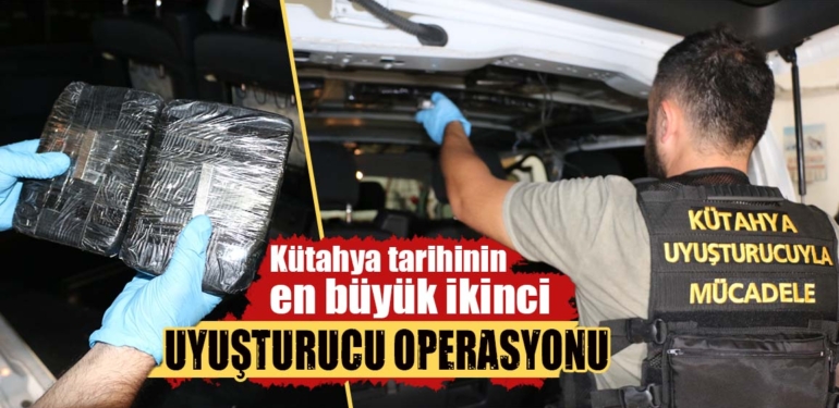 Kütahya’da eroin ele geçirildi