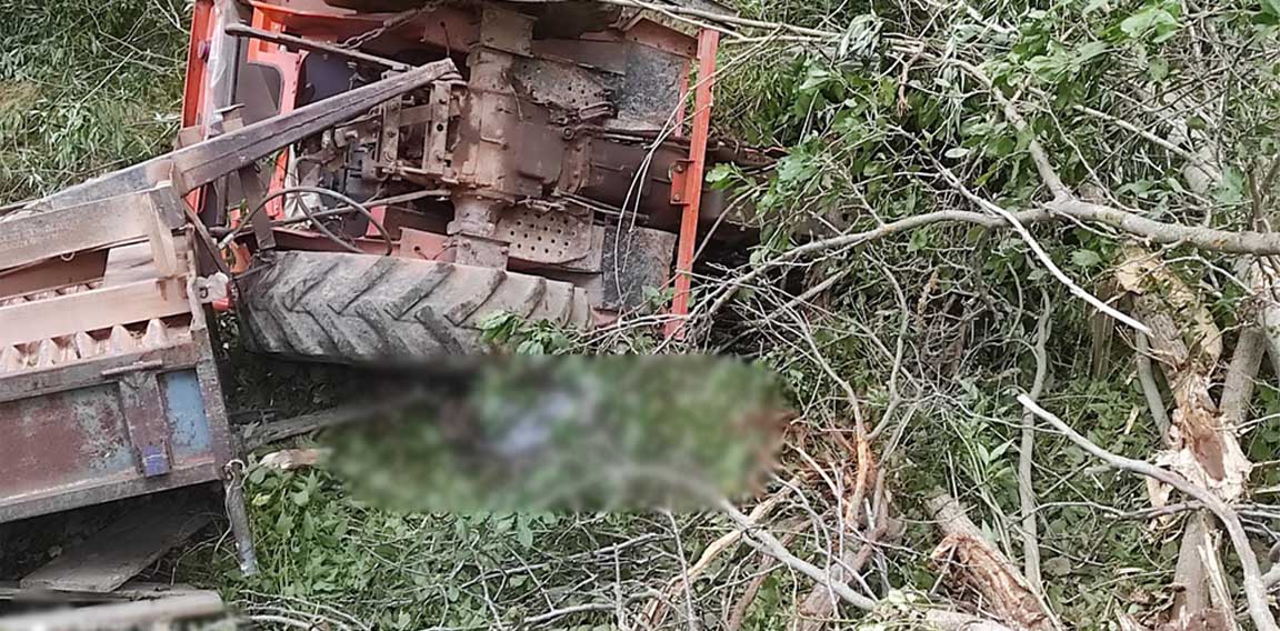 Kütahya’da yine traktör kazası: 1 kişi öldü